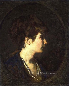  dama Pintura - Retrato de una dama pintor Thomas Couture